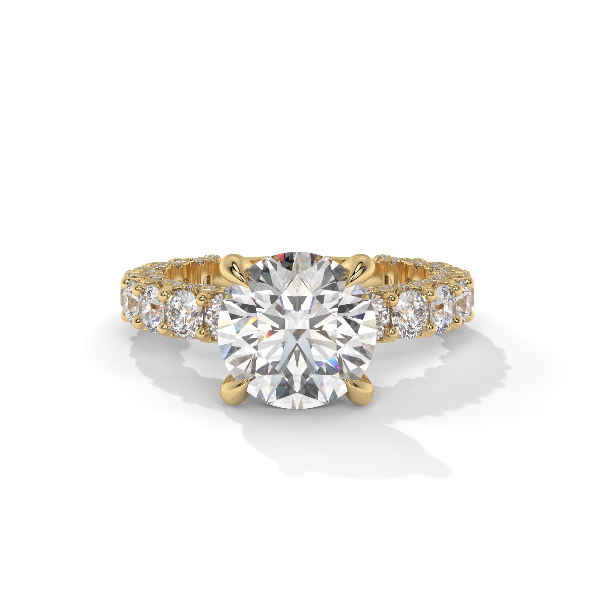 Stellar Bloom Diamond Engagement Ring
