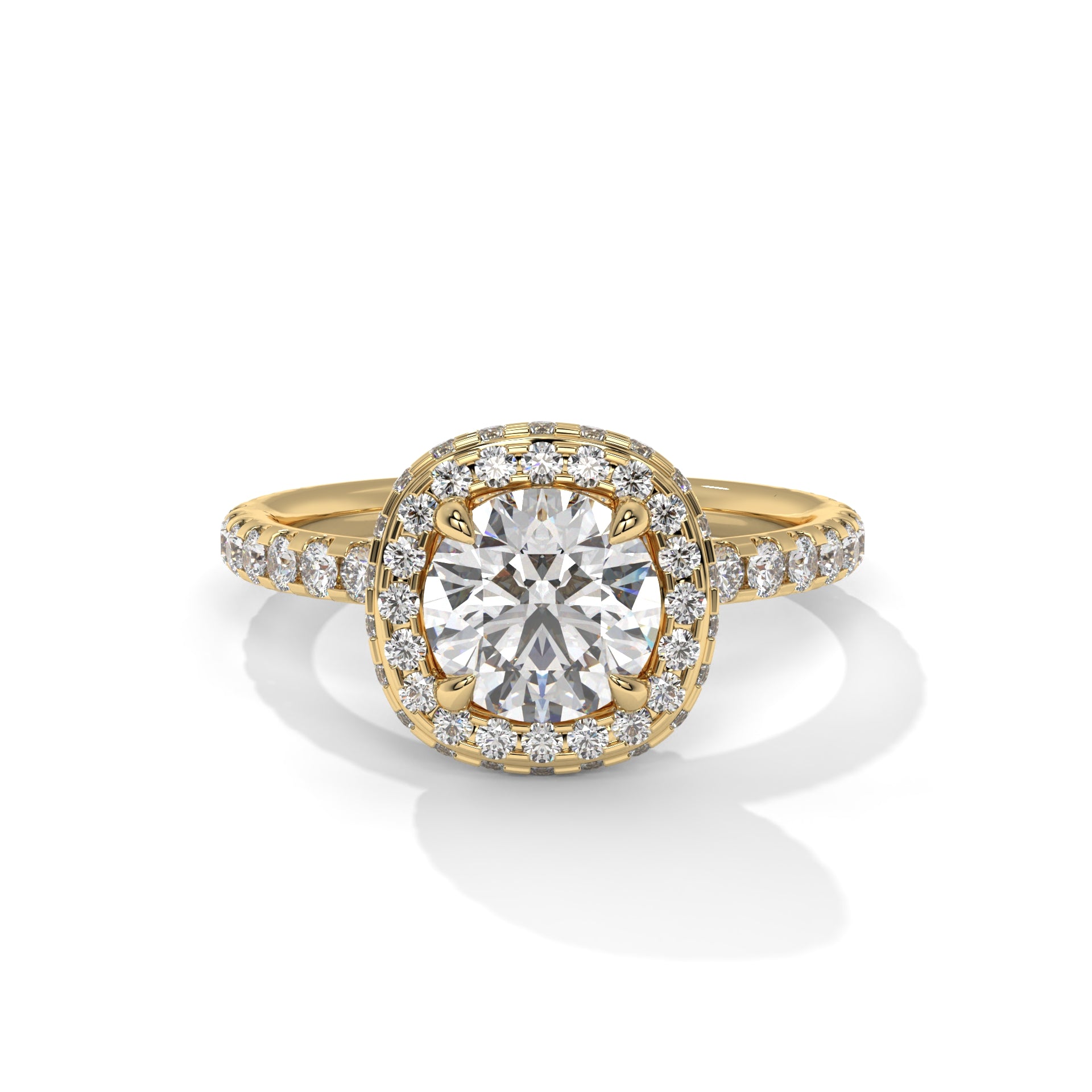 Celeste Shine Gold Diamond Ring