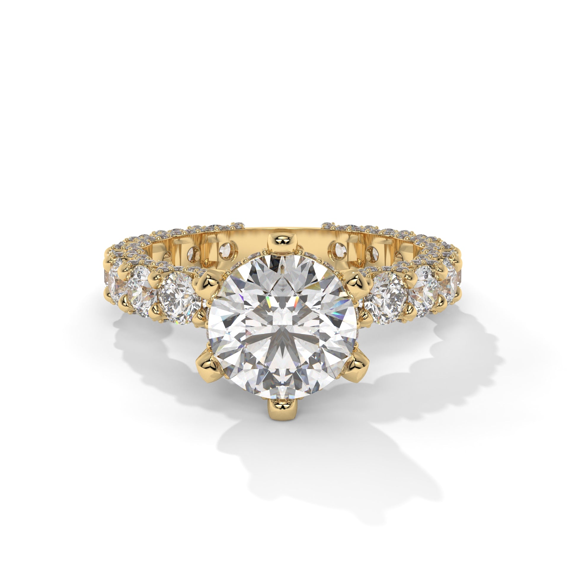 Noble Grace Round Diamond Ring