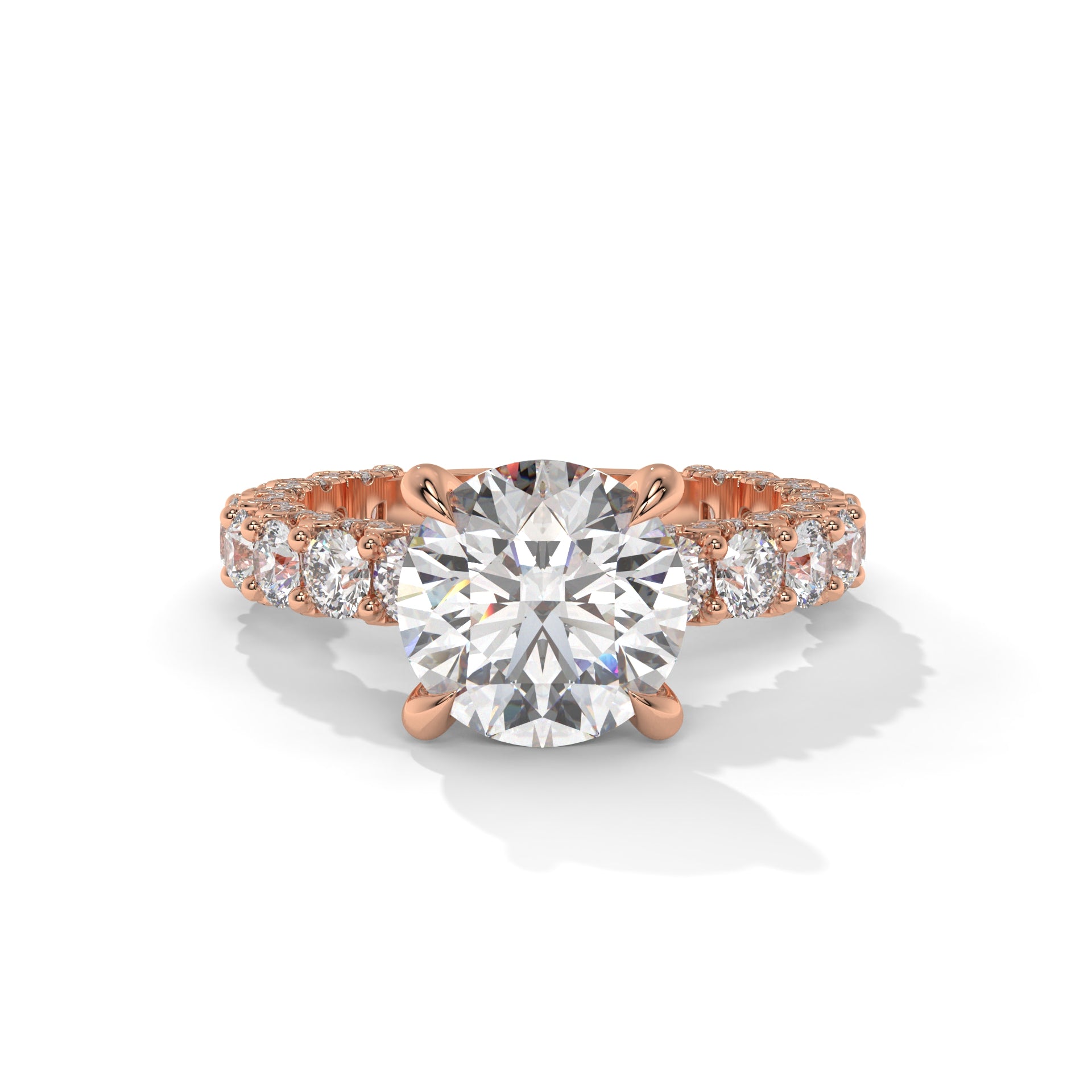Stellar Bloom Diamond Engagement Ring