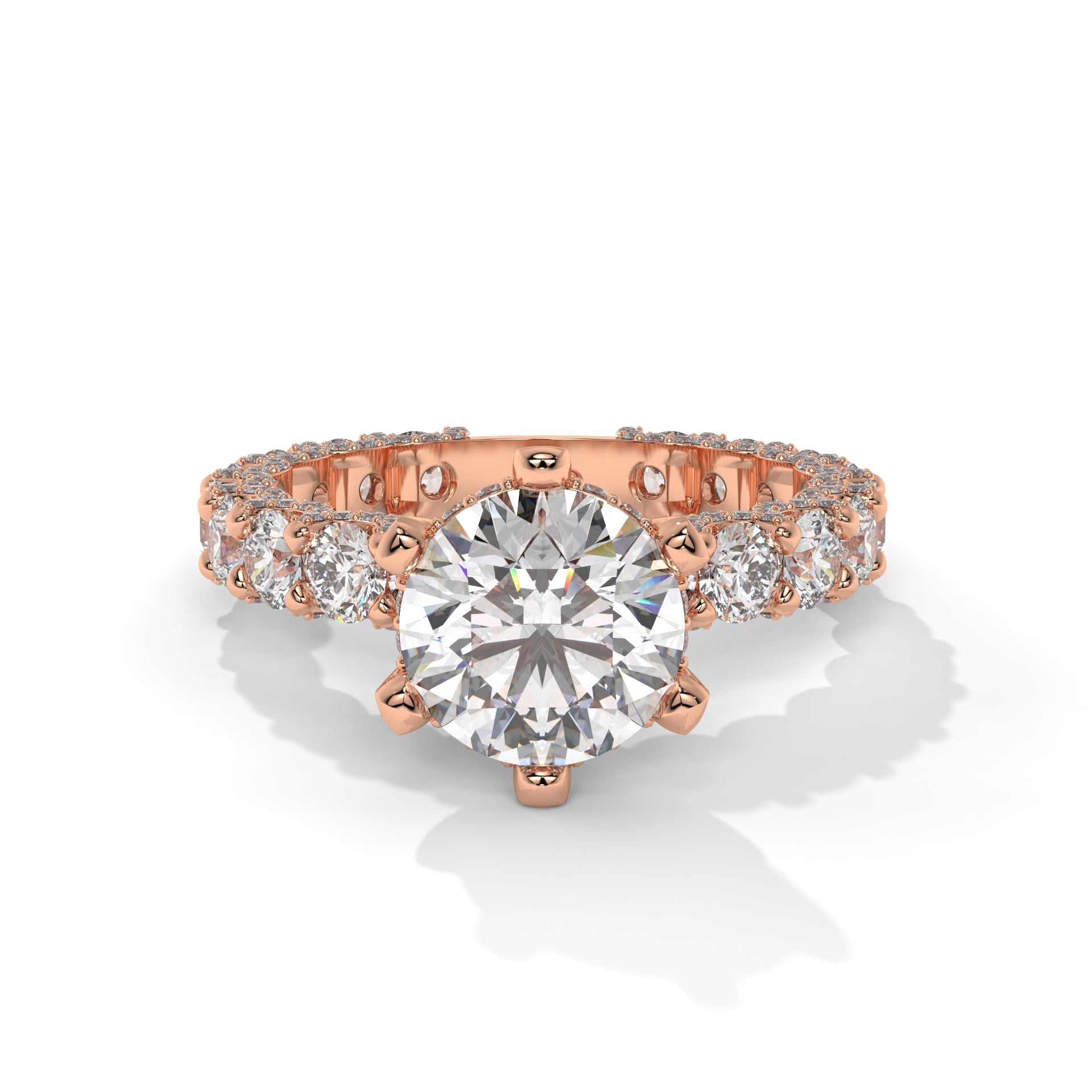 Noble Grace Round Diamond Ring