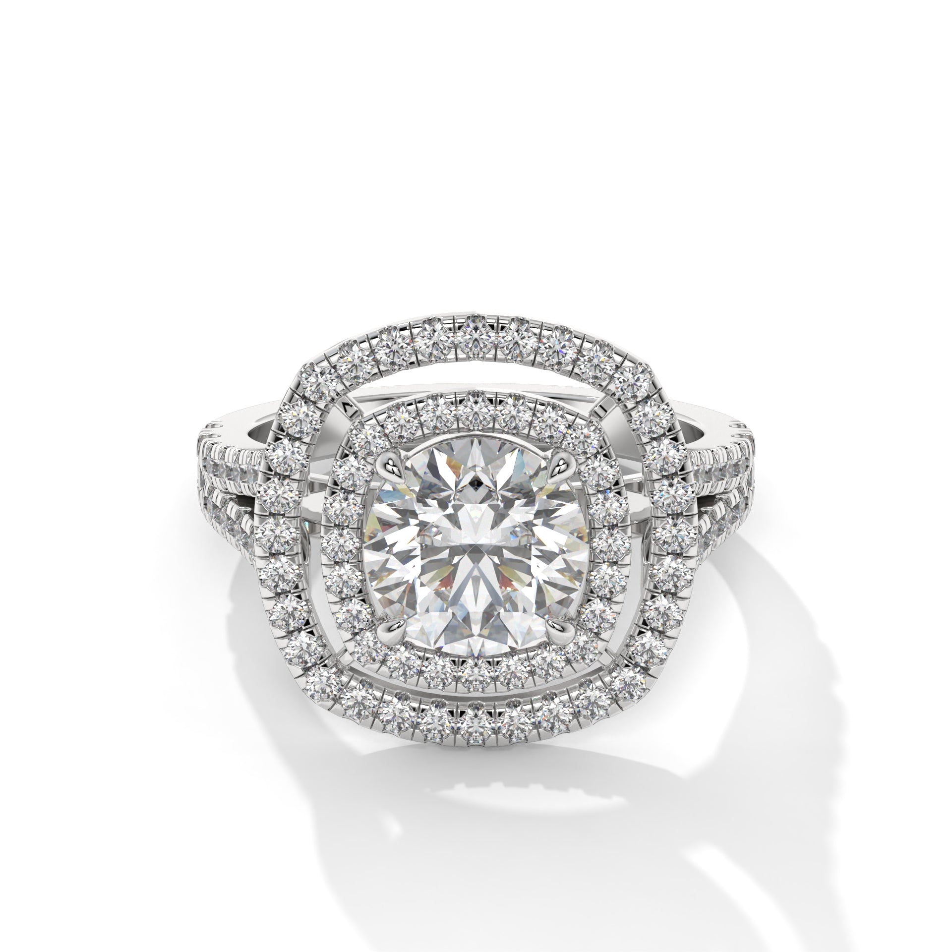 Gilded Aura Brilliant Diamond Ring