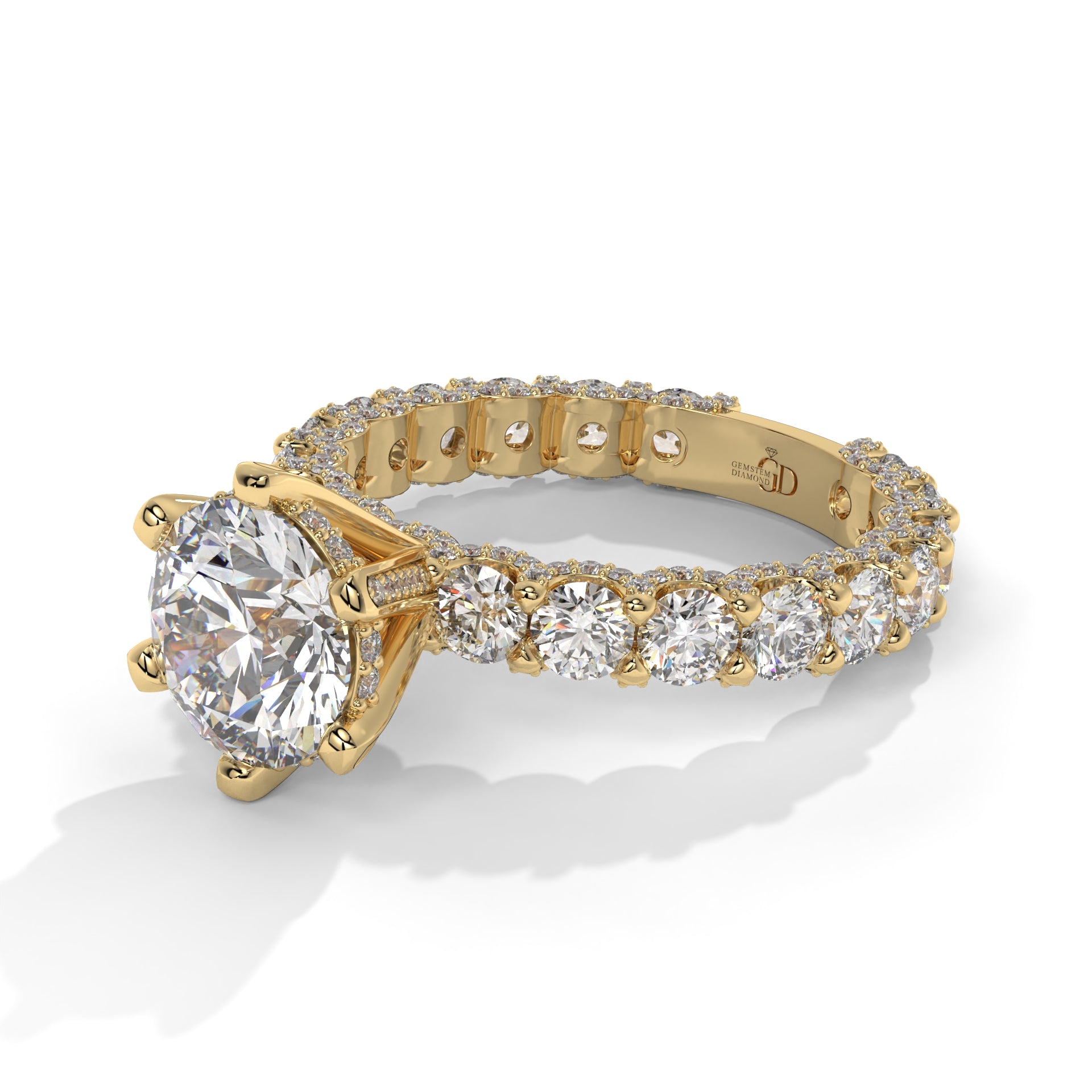 Noble Grace Round Diamond Ring