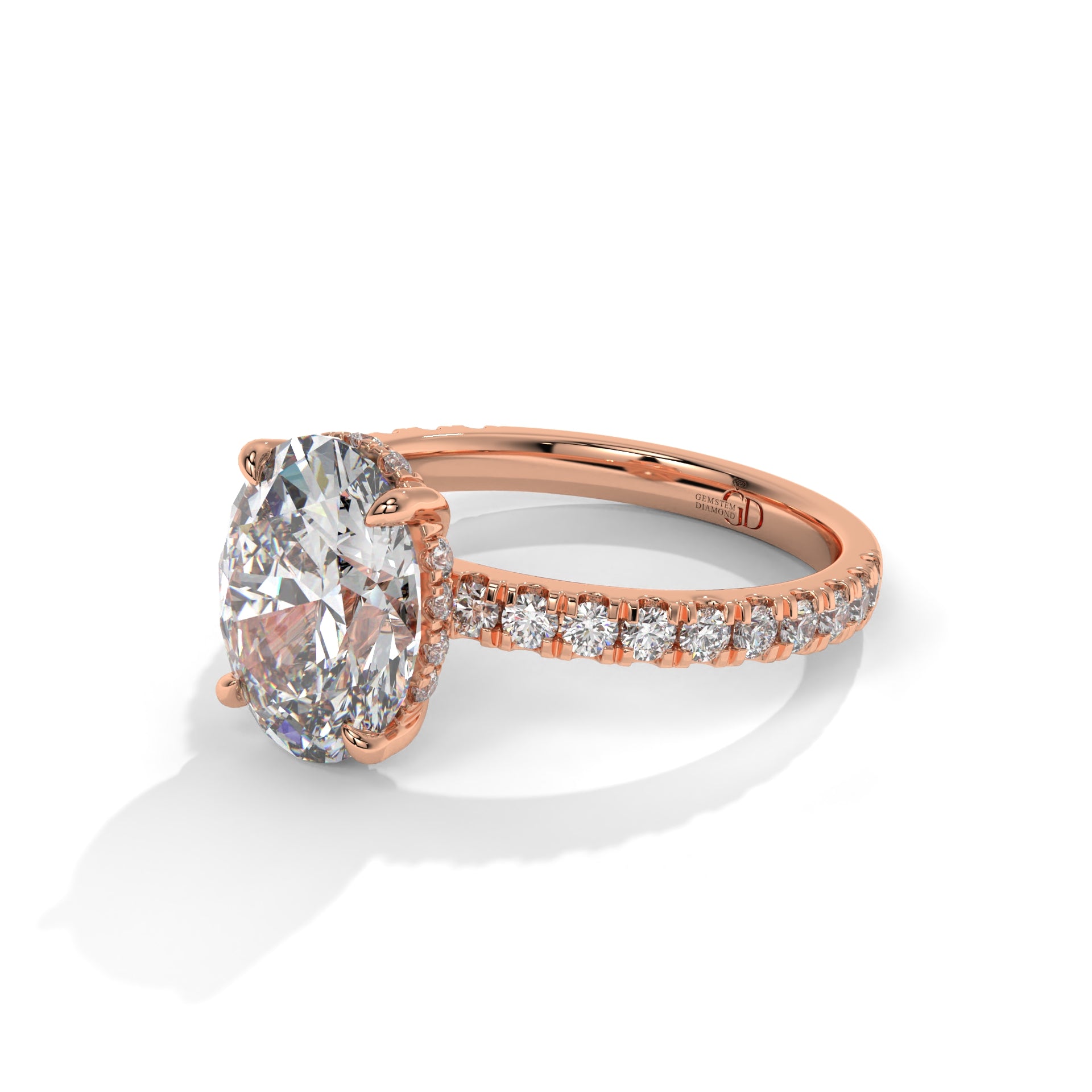 Aurora Crest Diamond Engagement Ring