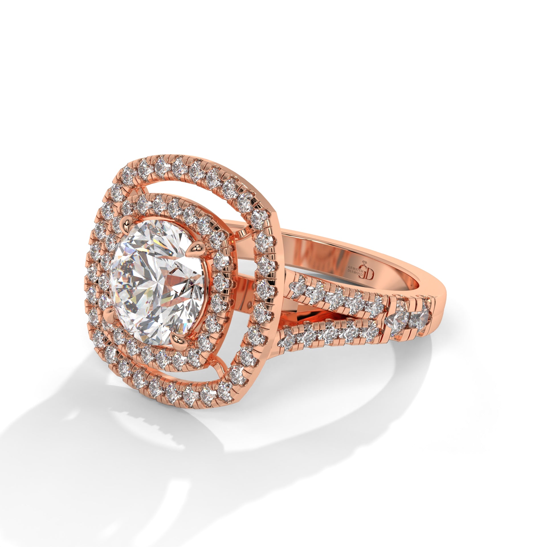 Gilded Aura Brilliant Diamond Ring